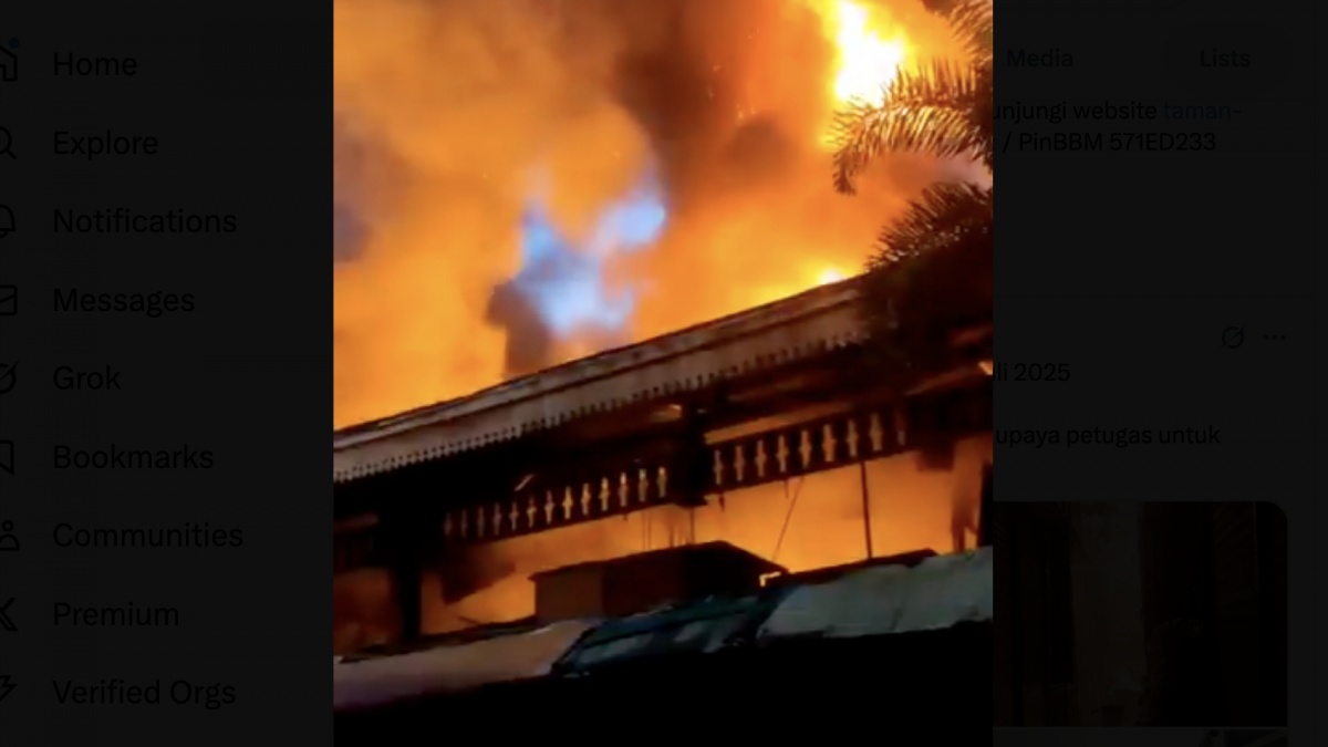 Surga Sepatu Murah Itu Kini Memerah: Profil Pasar Taman Puring yang Sedang Terbakar