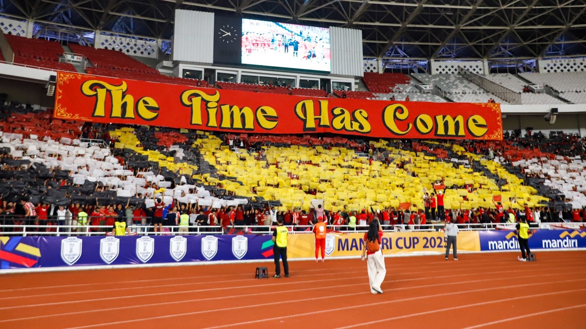 Cara Tak Biasa Pelatih Vietnam U-23 Redam Suporter Timnas Indonesia yang Berisik
