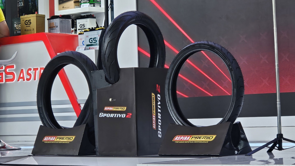 Aspira Premio Sportivo 2 Ban Harian untuk Motor Matic Meluncur di GIIAS 2025