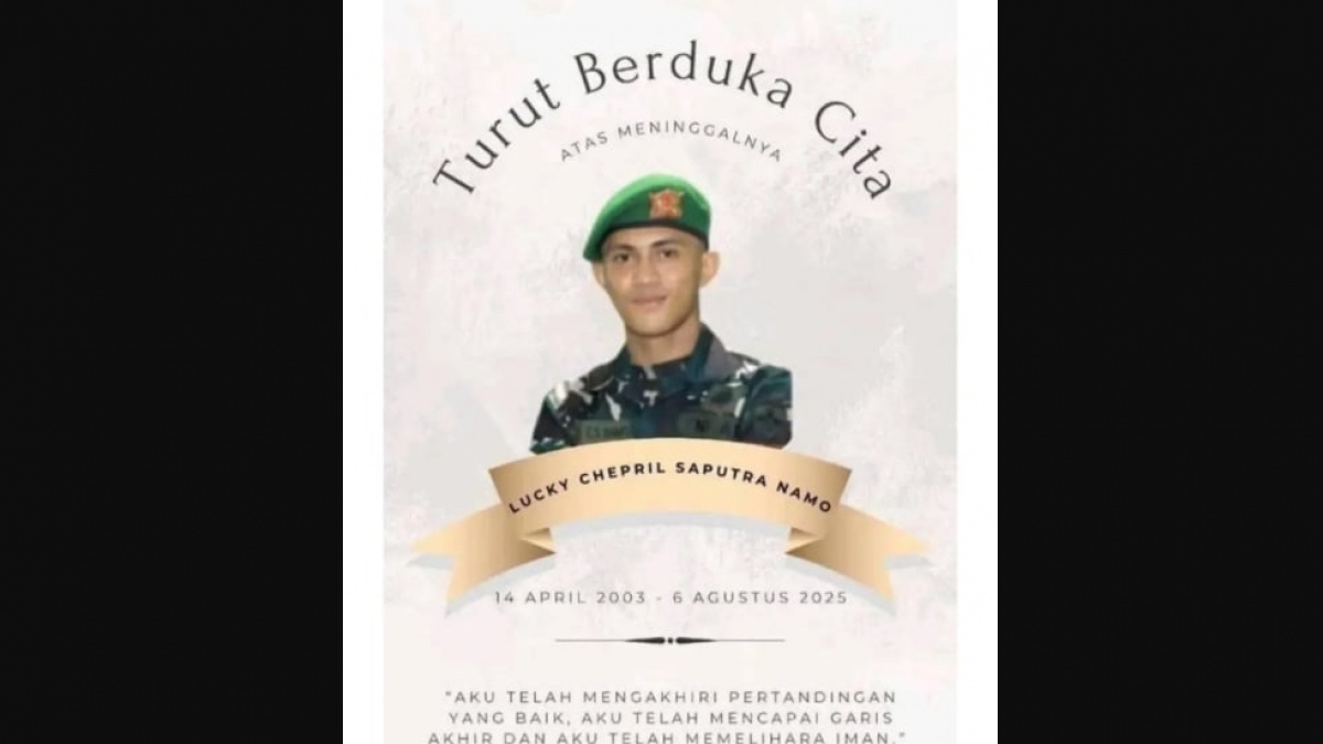 2 Bulan Jadi TNI, Prada Lucky Tewas Diduga Disiksa Senior, Sempat Ngaku ke Dokter Sebelum Meninggal