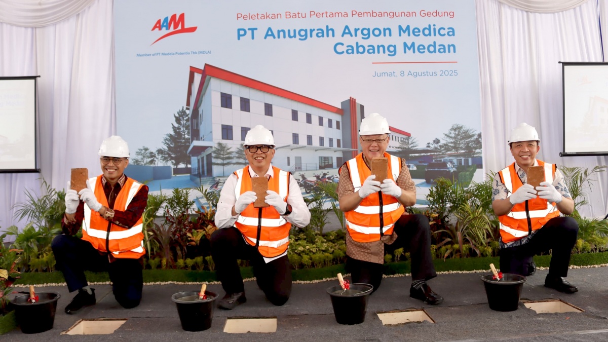 Entitas Anak MDLA Groundbreaking Gedung Baru, Perkuat Distribusi di Sumut