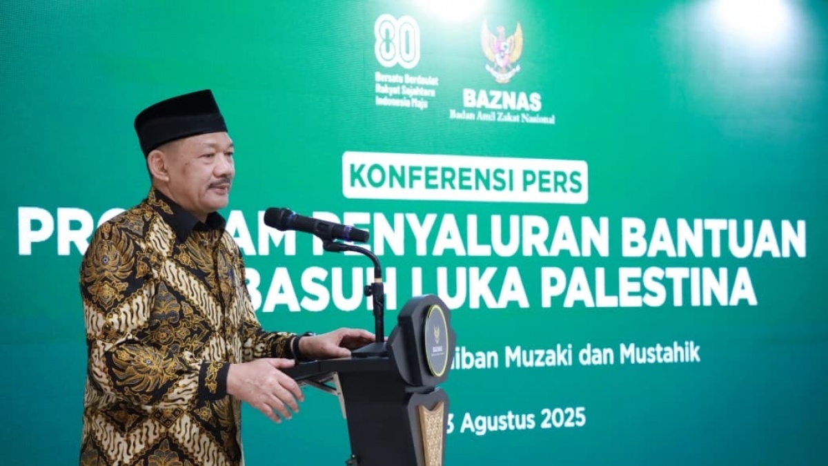 Untuk Palestina, Baznas RI Ajak Masyarakat Indonesia Perkuat Dukungan
