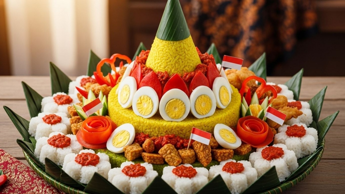 Resep Nasi Tumpeng yang Tidak Ambyar, Anti Gagal untuk Acara Kemerdekaan