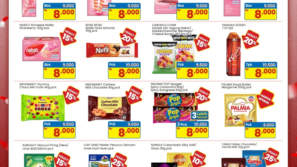 Promo JSM Indomaret Spesial 17 Agustus 2025, Diskon Kemerdekaan Rp8.000 Saja