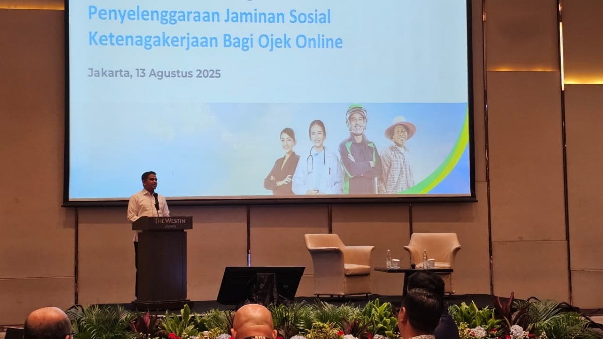 BPJS Ketenagakerjaan Serahkan Kajian Perlindungan Ojek Online, Bagian dari Meaningfull Participation