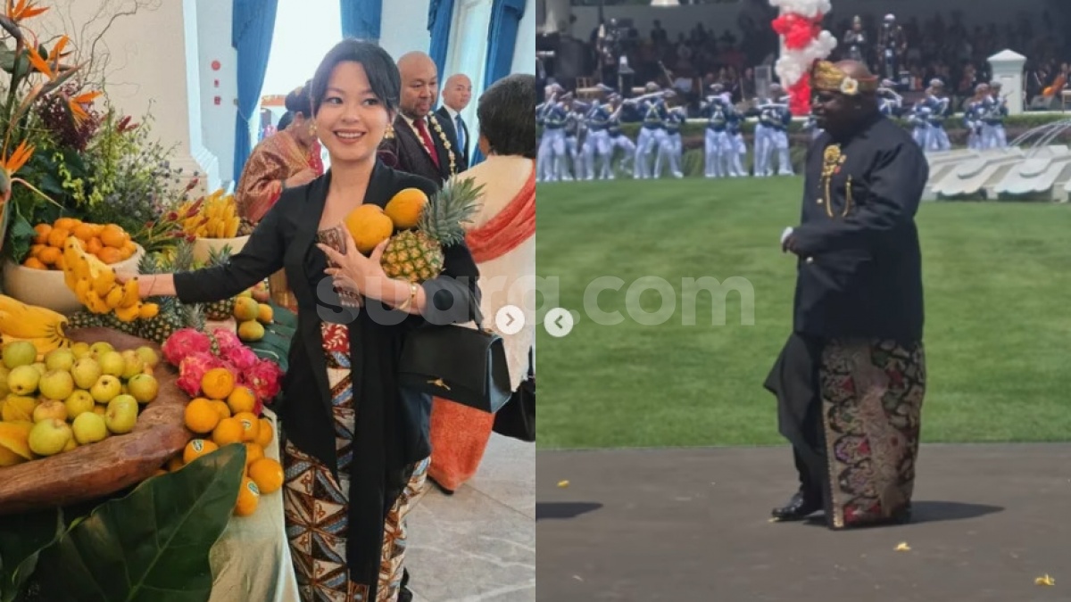 Kebaya Hitam dan Batik Slobog, Makna Mendalam di Balik Pilihan Cucu Bung Hatta di HUT ke-80 RI