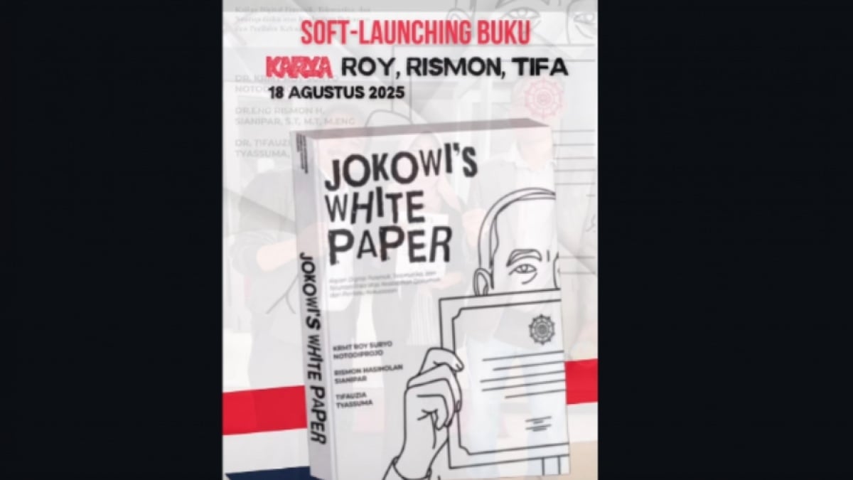 Apa Saja Isi Buku Jokowi's White Paper Karya Roy Suryo? Ini Spoiler-nya