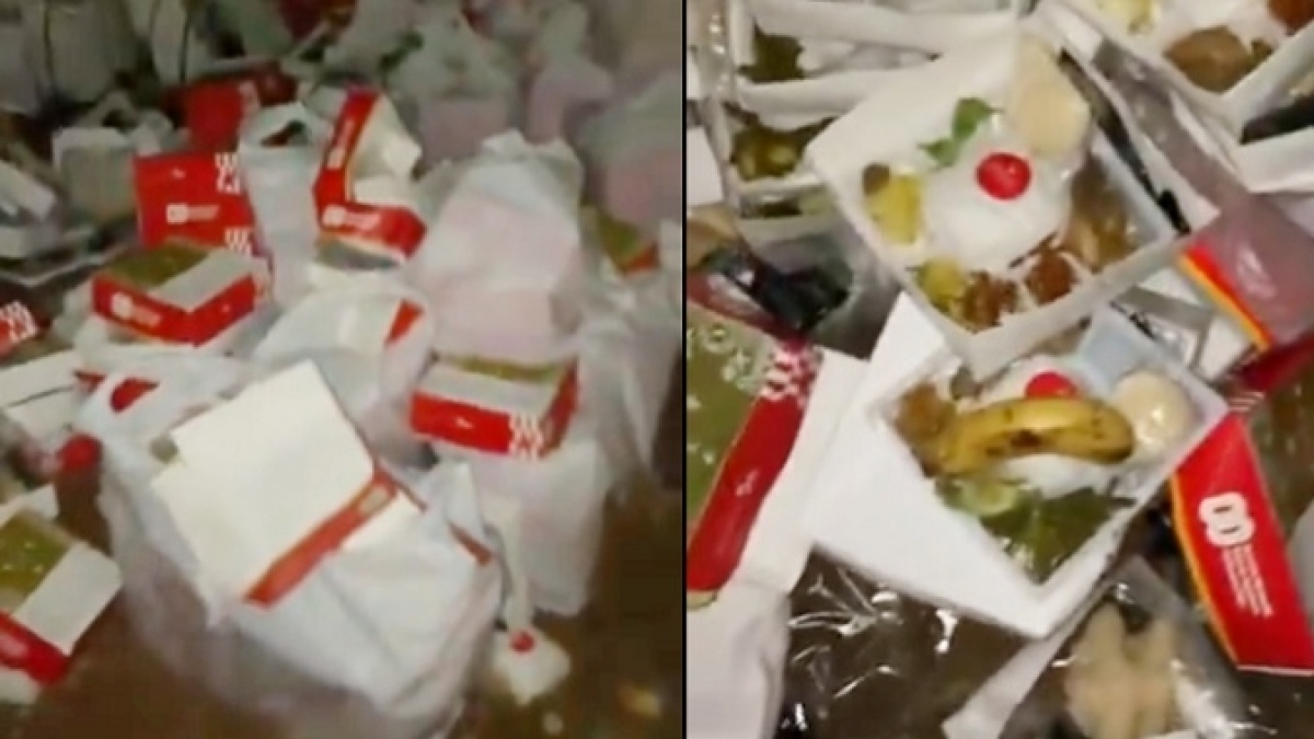 Heboh Video Ratusan Nasi Kotak Berserakan Diduga Menu HUT RI di Istana, Publik Murka: Efisienshit!