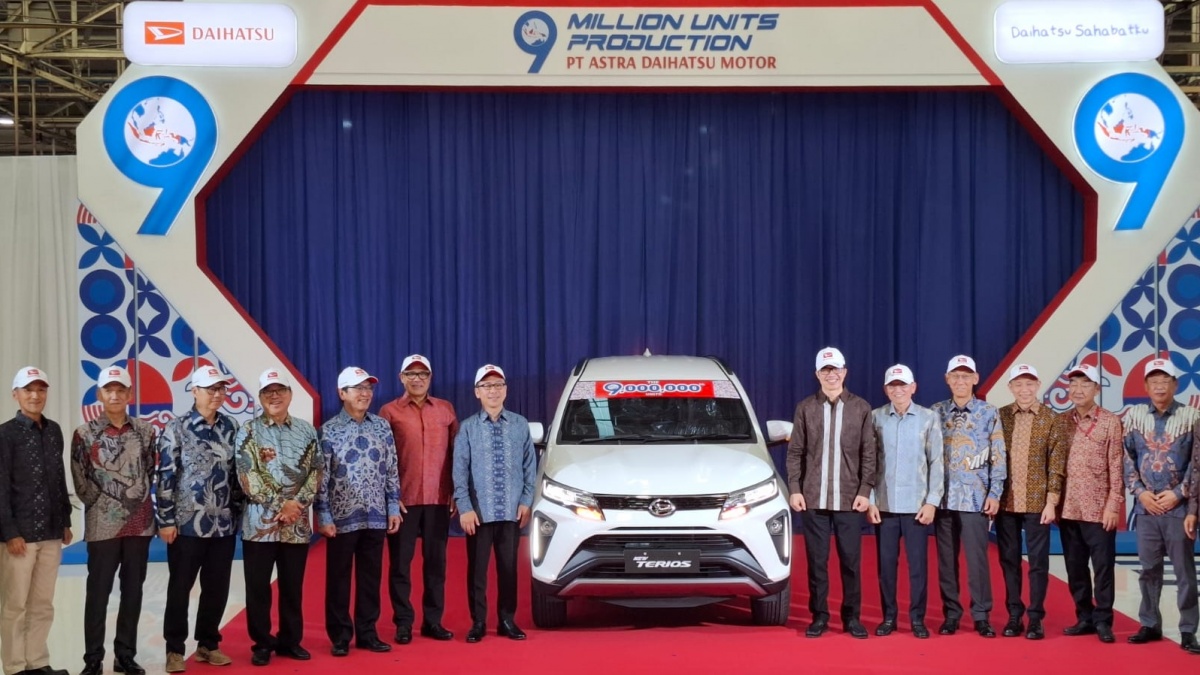 Daihatsu Tembus Produksi 9 Juta Unit, Sejuta Mobil Lahir dalam 2 Tahun