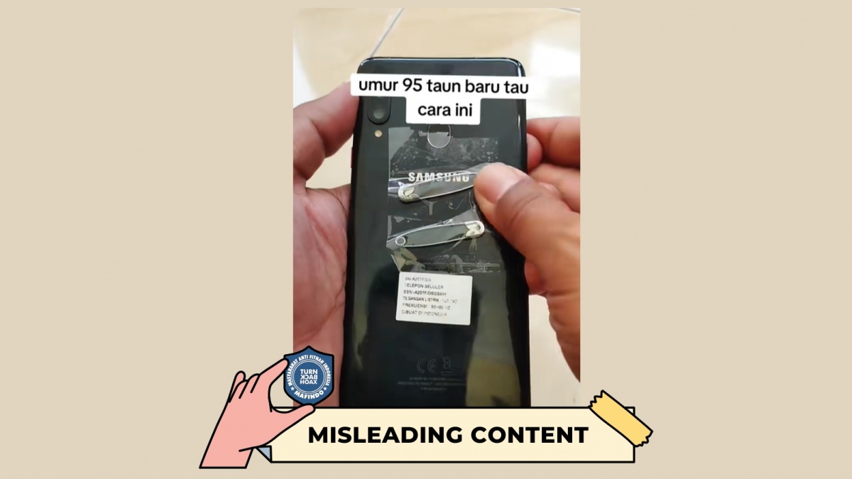 CEK FAKTA: Benarkah Dua Peniti Bisa Perkuat Sinyal Ponsel?