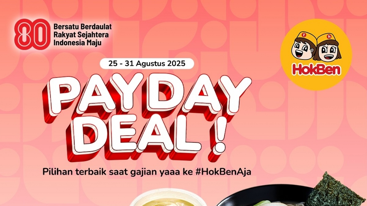 Promo Payday HokBen: Makan Berdua Cuma Rp 45 Ribuan, Serbu Paket Ramen Spesial