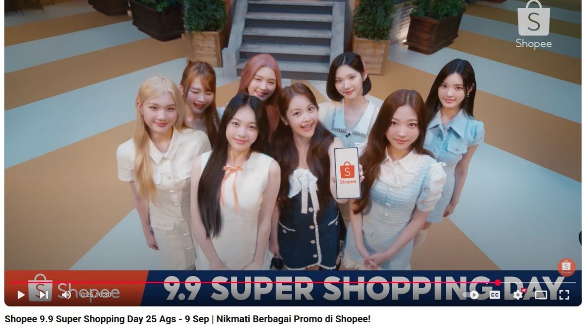 Hearts2Hearts Pukau Penggemar Lewat Iklan Shopee 9.9 Super Shopping Day