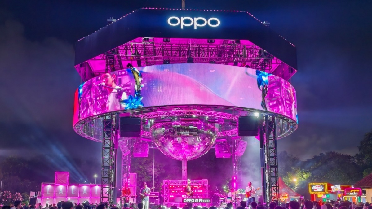 Oppo Unjuk Gigi di LaLaLa Fest 2025, Pamer Teknologi dan Fitur Canggih di Konser