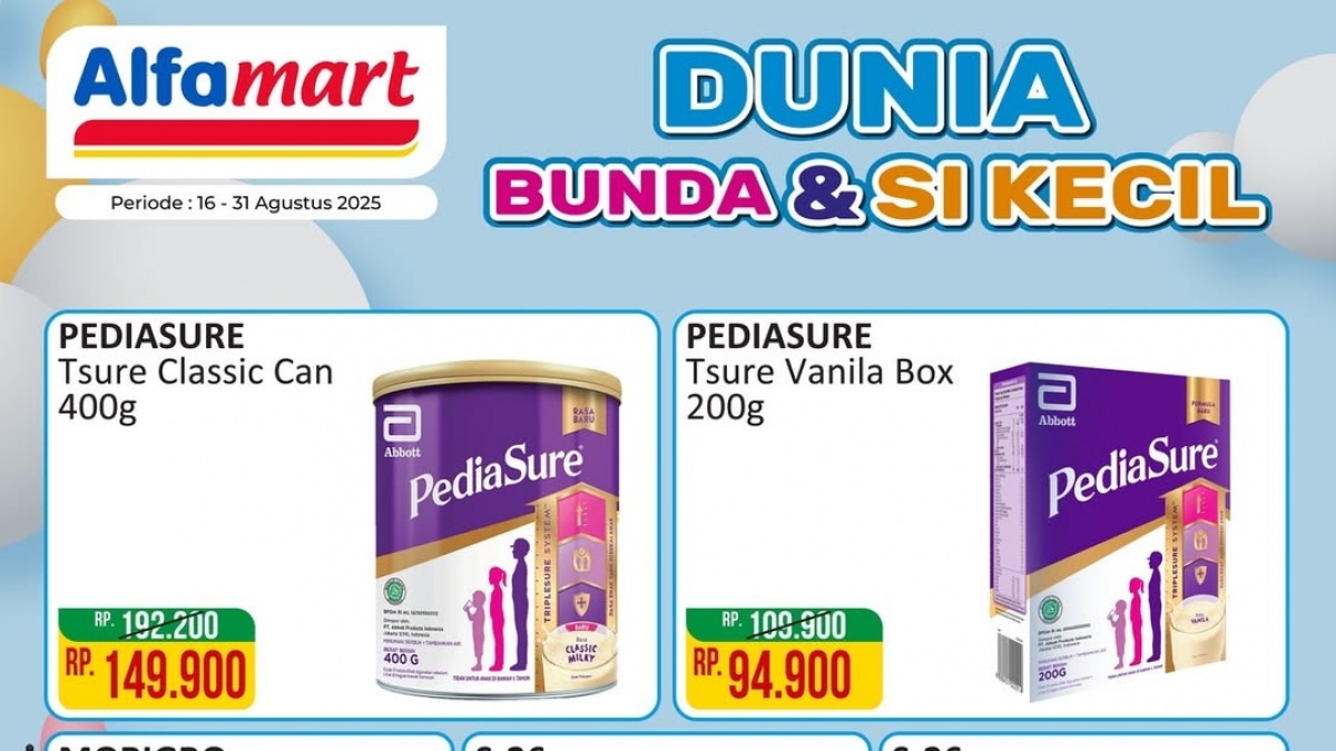 Katalog Promo Alfamart Sampai 31 Agustus 2025: Harga Spesial Susu Anak