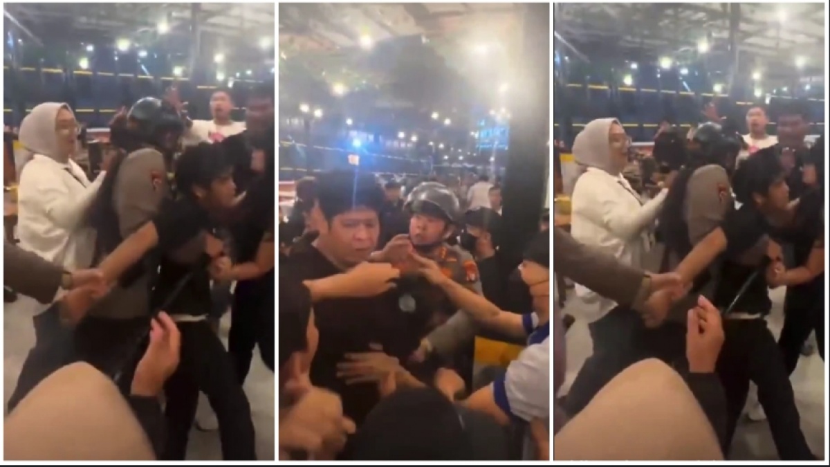 Polisi Kejar Pendemo hingga Restoran Mie Gacoan, Warga Melawan Arogansi Aparat: Jangan Kasar Pak!