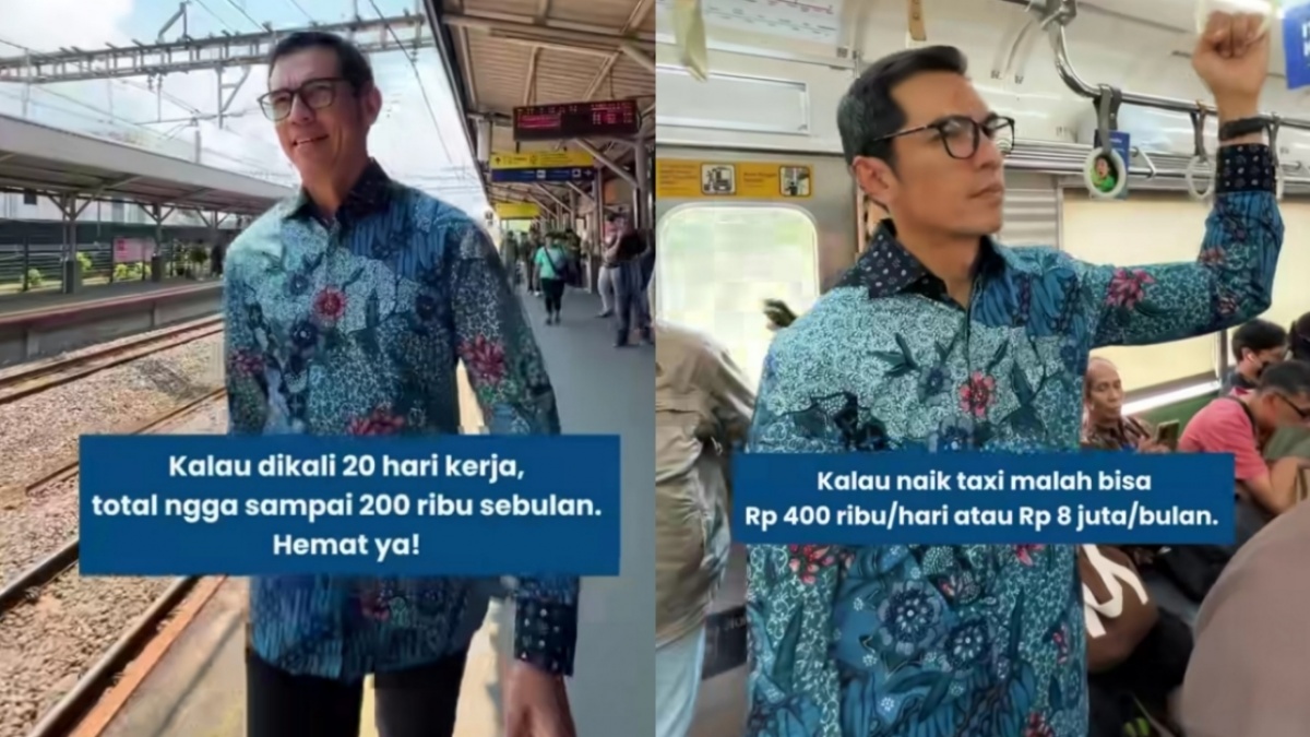 Adrian Maulana Bagikan Tutorial Pergi Kerja Naik KRL dari Bintaro-Senayan, Netizen Serbu Nafa Urbach