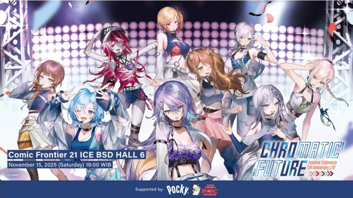 Segera Manggung: 5th Anniversary LIVE Chromatic Future, Konser Musik hololive Indonesia