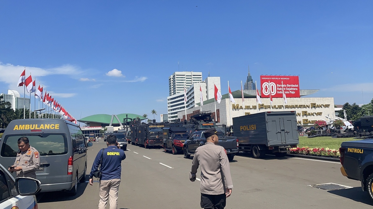 Gedung DPR Dijaga Super Ketat di Luar, Namun Sunyi Senyap di Dalam