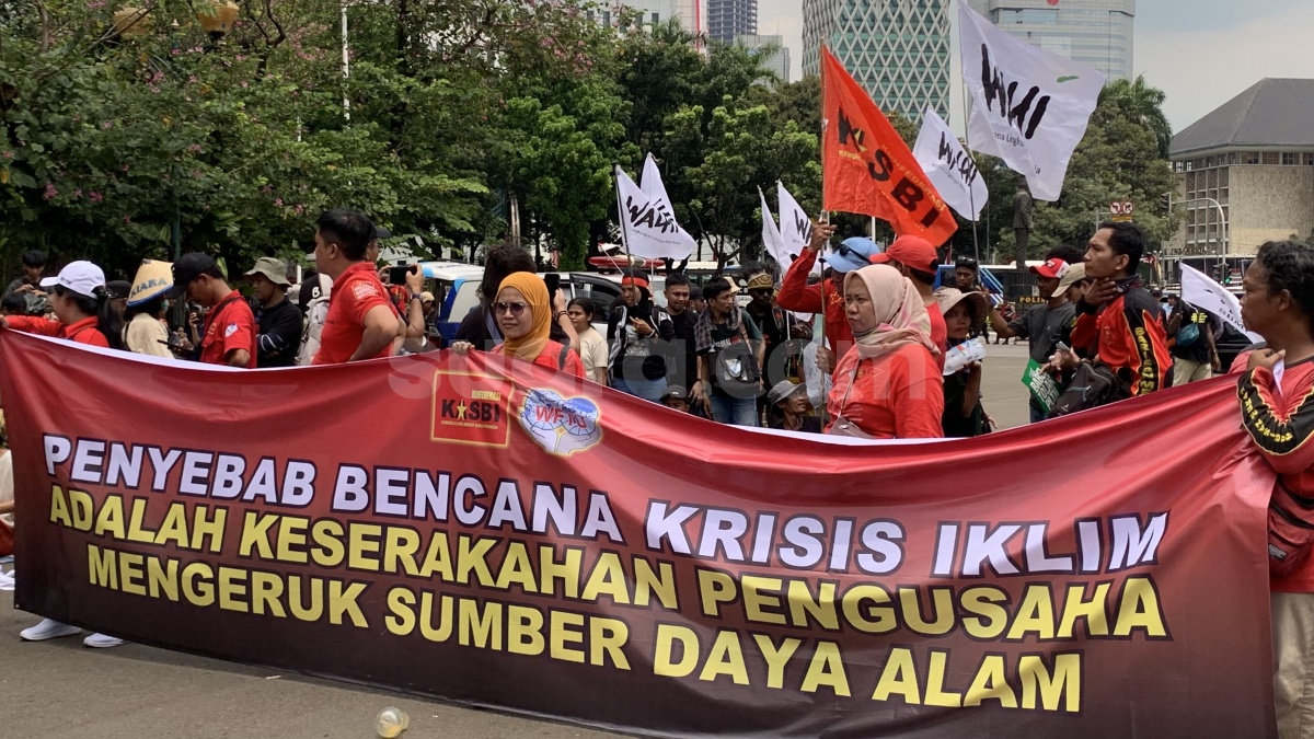 Waspada! Rakyat Rentan Jadi Korban, Pawai Keadilan Iklim Minta Pertanggungjawaban Negara