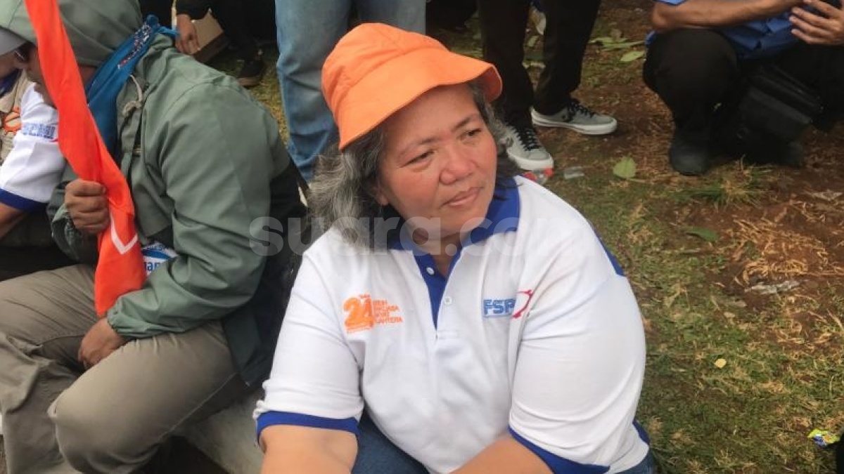 Demo di DPR, Rani Buruh Indramayu Menuntut Keadilan di Tengah Budaya Patriarki: Kami Bukan Lajang!