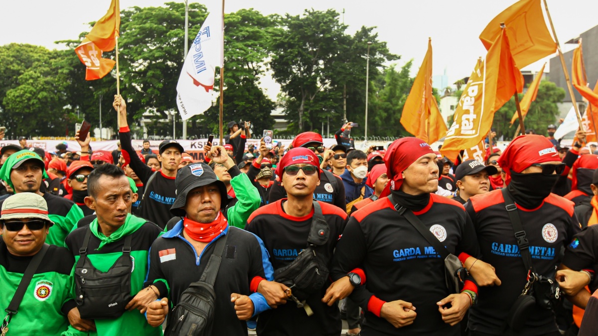 Buruh Tuntut UMP DKI Rp5,89 Juta, Said Iqbal: Ngopi di Hotel Saja Rp50 Ribu!