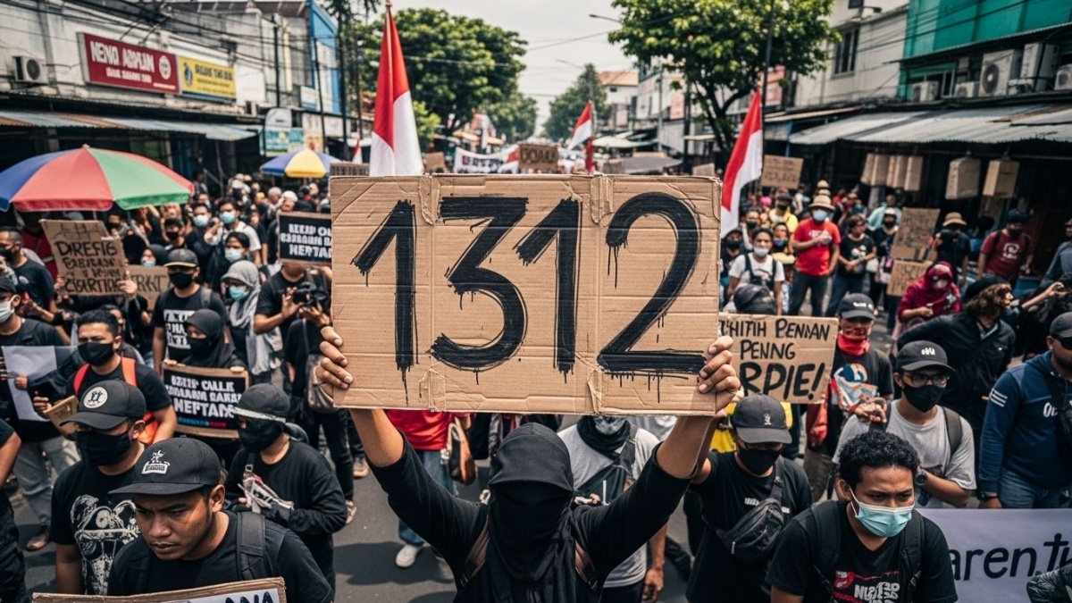 Apa Arti Kode 1312 yang Viral usai Ojol Dilindas Brimob pada Demo 28 Agustus 2025?