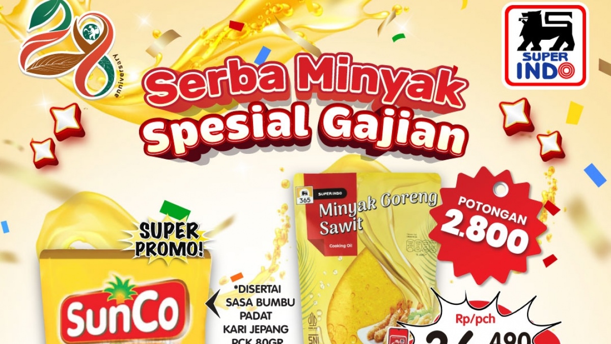 Promo Superindo Hari Ini: Katalog JSM Lengkap 29 - 31 Agustus 2025