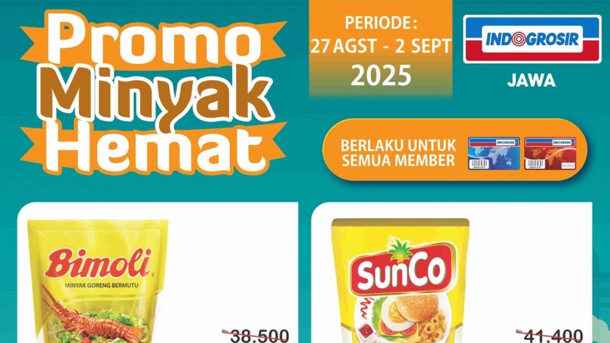 Jangan Kaget! Promo Minyak Goreng Hemat Indogrosir Bikin Merem Melek
