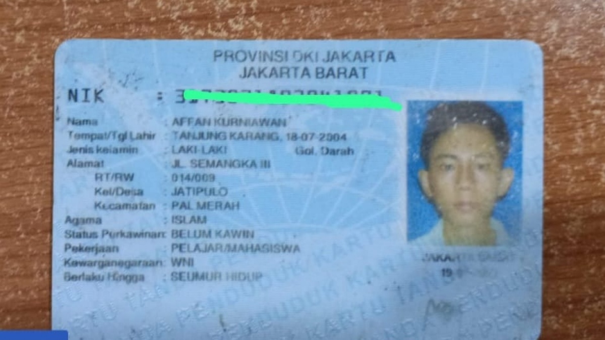 Kisah Pilu Affan Kurniawan, Tulang Punggung 7 Anggota Keluarga