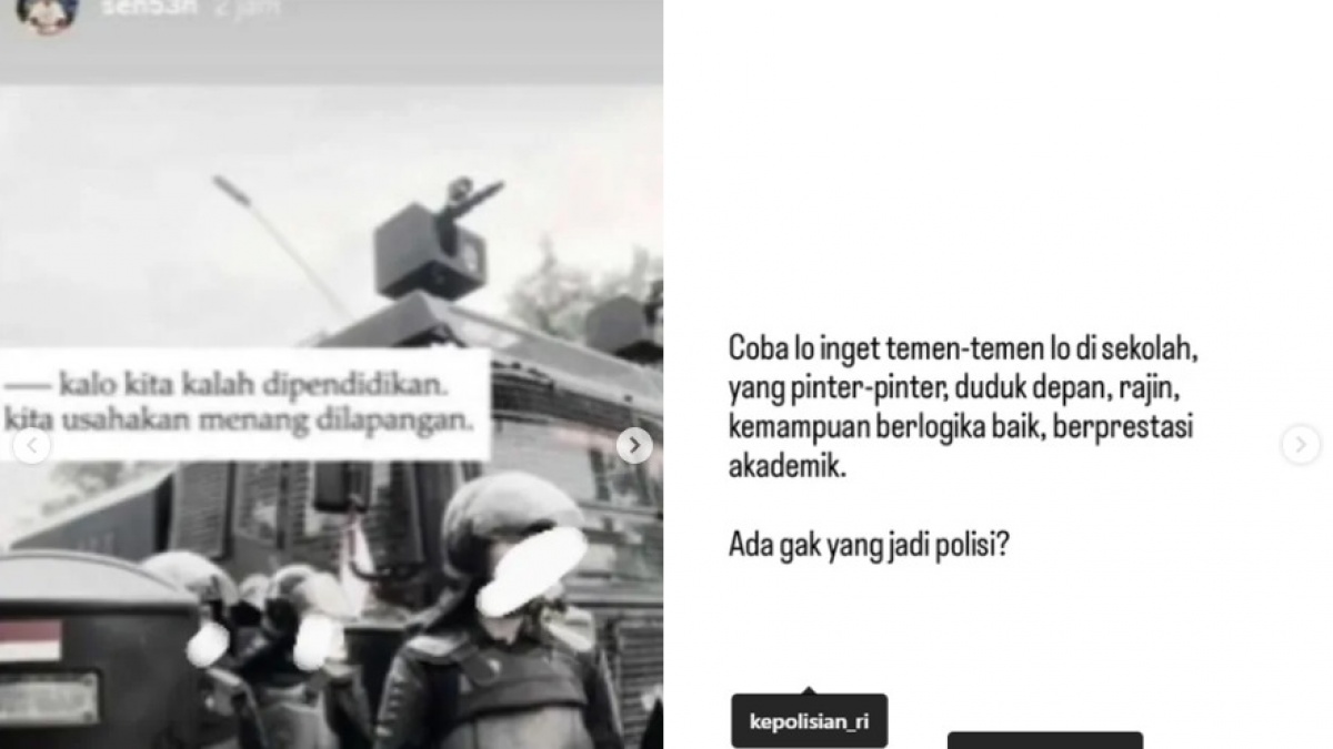Sindiran Pedas Fathian Pujakesuma: Ada Gak yang Pinter di Sekolah Jadi Polisi?