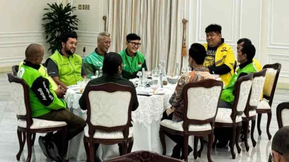 Ini Nama Ojol Perwakilan Gojek dan Grab yang Berdialog Dengan Gibran