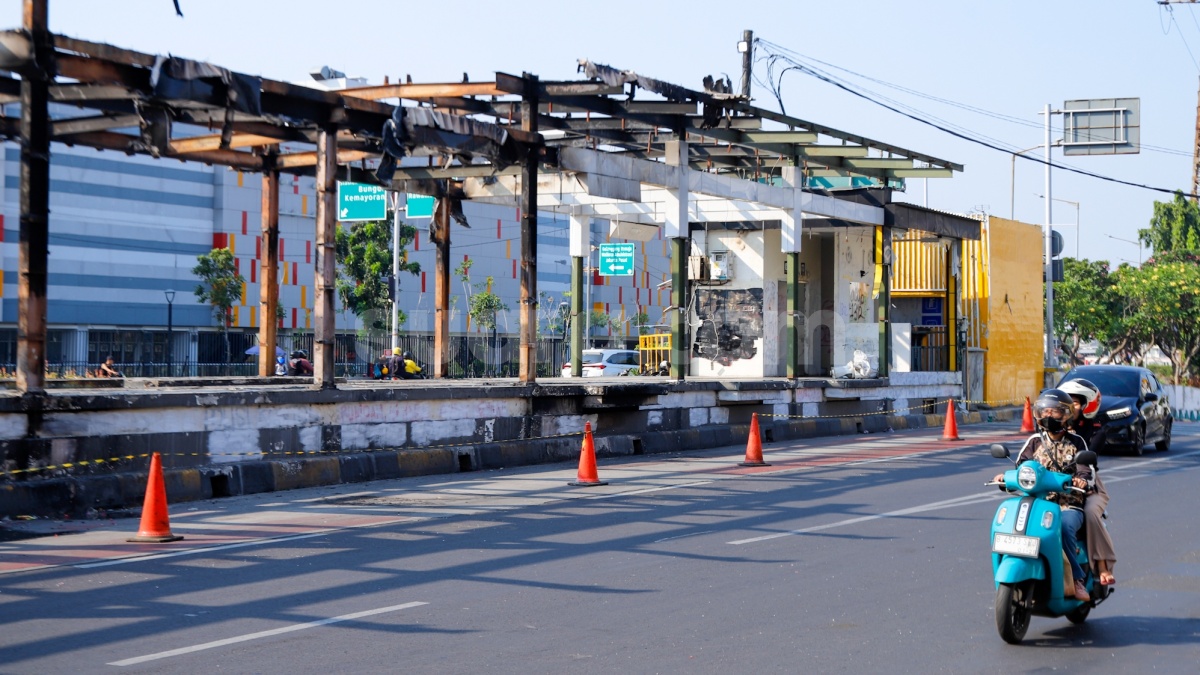 Total Kerugian Perusakan Halte TransJakarta Hingga Stasiun MRT Jakarta Tembus Rp 50 Miliar