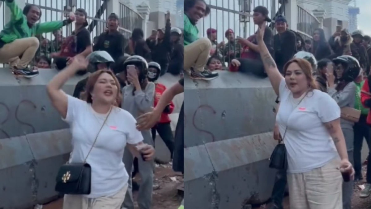 Momen Unik Lisa Mariana Ikut Demo, Ditraktir Kopi hingga Diburu Pertanyaan Soal Ridwan Kamil