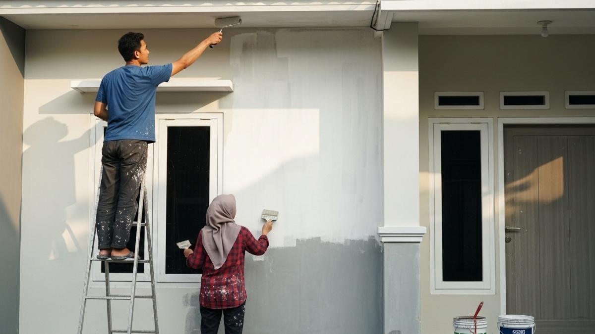 Dinding Rumah Berjamur? Ini 5 Cat Eksterior Anti Jamur dan Anti Panas