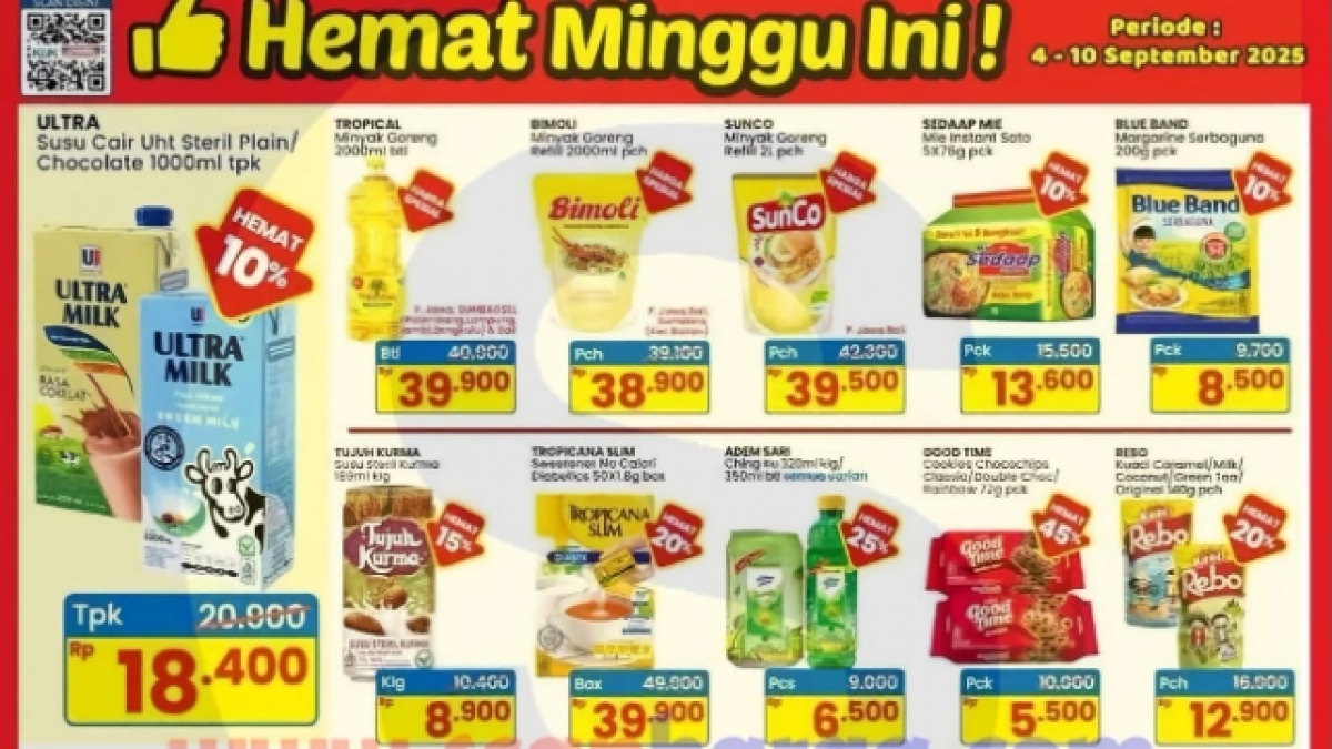 Promo JSM Indomaret dan Alfamart Periode 5-7 September 2025: Minyak Goreng Diskon Besar