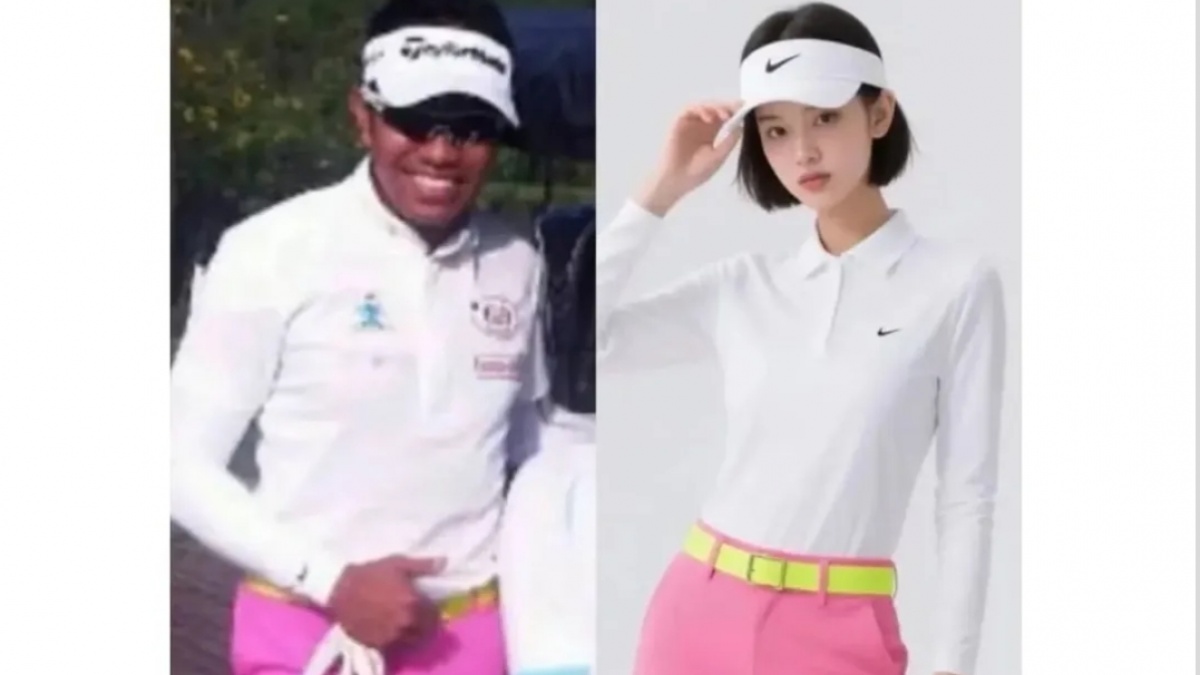 Ahmad Sahroni Mendahului Tren? Gaya Caddie Golfnya Disebut Mirip Model Wanita Korea!