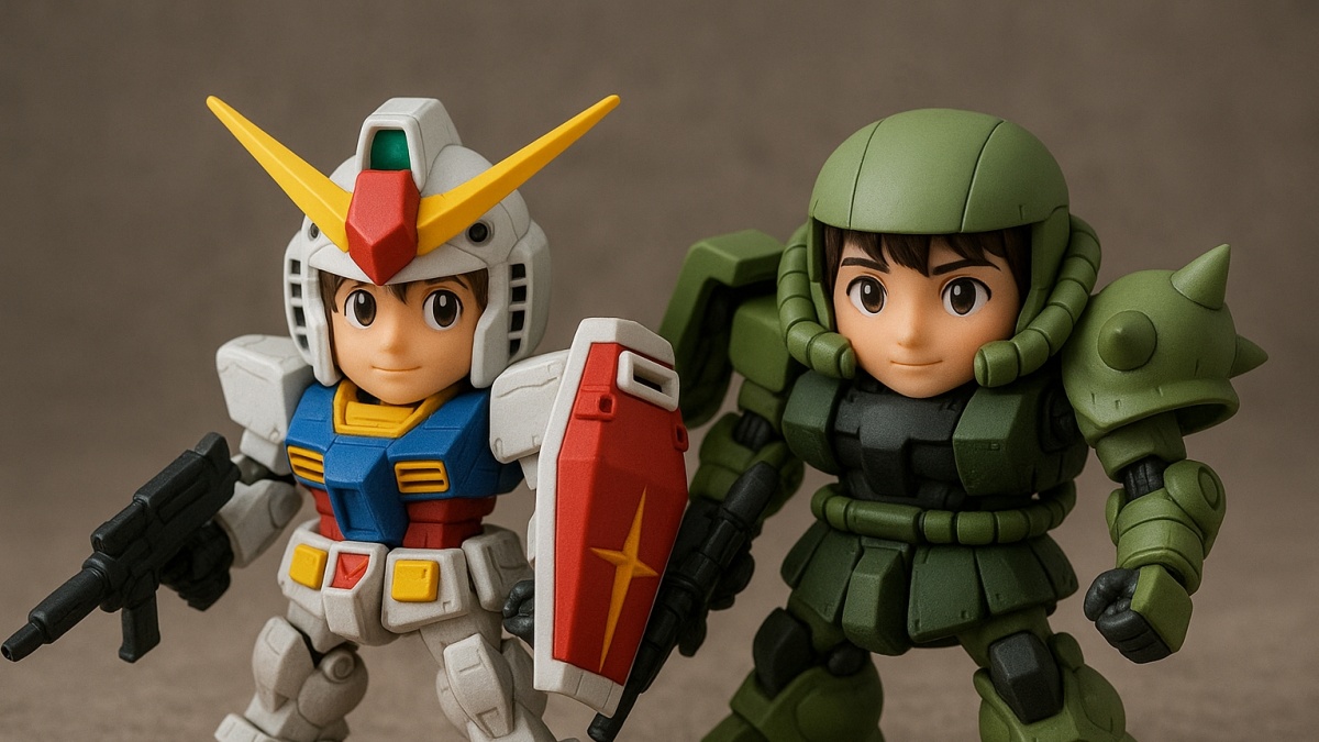 Benarkah Miniatur Bandai Bisa Jadi Alat Meditasi Modern? Viral Bikin Miniatur Pakai AI!