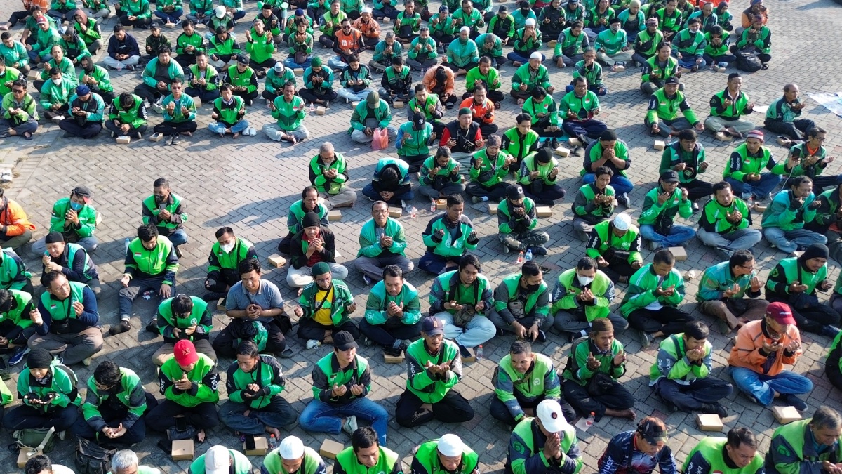 Pemerintah Wajibkan Aplikator Bayar BHR, 850 Ribu Mitra Bakal Terima Bonus