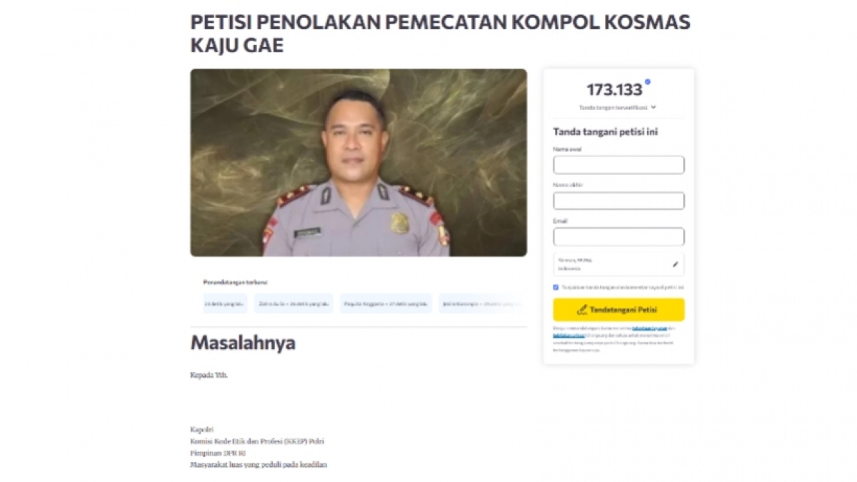 Siapa Mercy Jasinta? Pembuat Petisi Tolak Pemecatan Kompol Cosmas yang Lindas Ojol