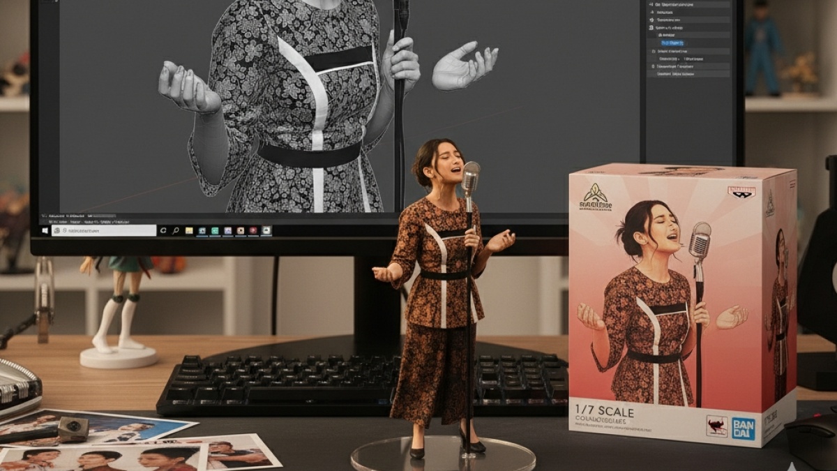 Sudah Punya Gambar AI-nya? Ini Cara Cetak 3D Jadi Gantungan Kunci & Pajangan Unik
