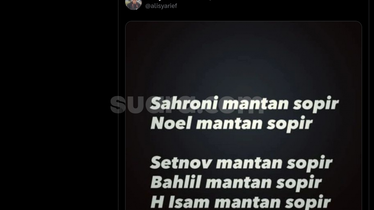 Sindiran Pedas? Akademisi Sebut Jejak Sopir Sahroni, Noel, Setnov, Bahlil, hingga Haji Isam