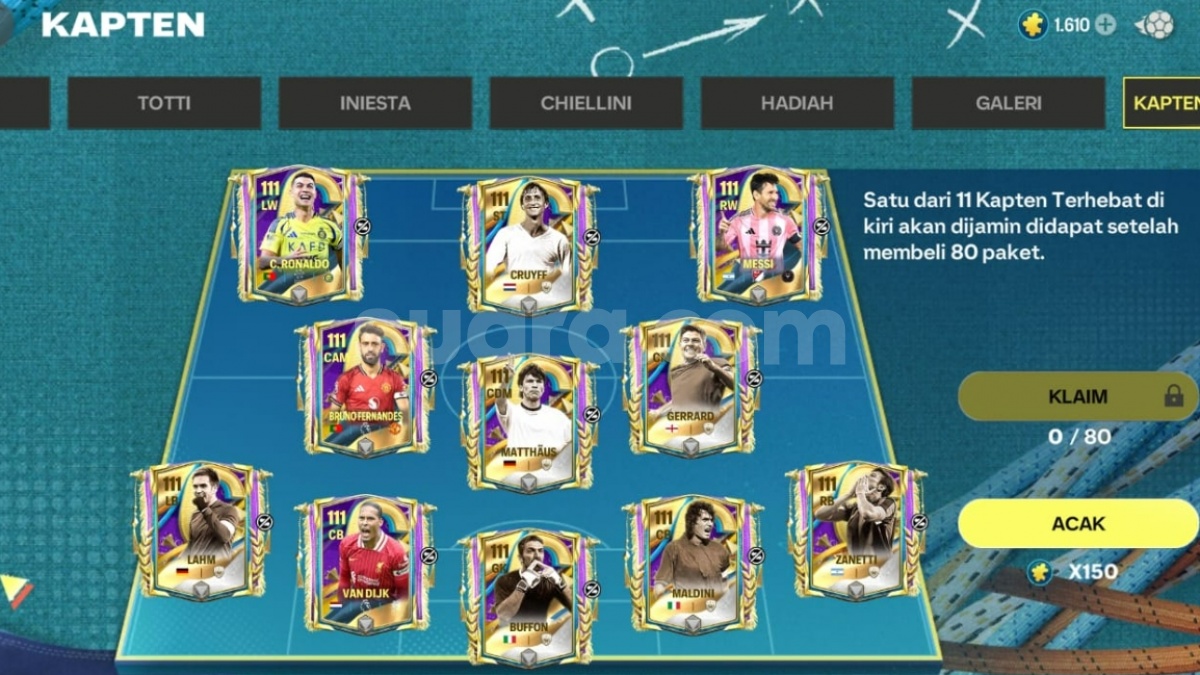 Penjelasan Update FC Mobile September 2025: Ada Cara Dapatkan Pemain 108-111 Gratis