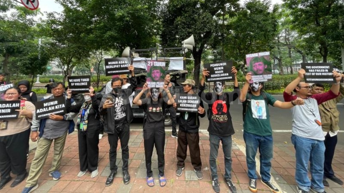 Geruduk Komnas HAM, KASUM Tuntut Pembunuhan Munir Ditetapkan Sebagai Pelanggaran HAM Berat!