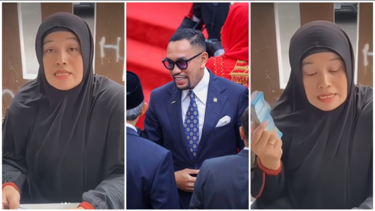 Merasa Bersalah, Ibu-Ibu Kembalikan Duit Dolar Jarahan Anaknya dari Rumah Ahmad Sahroni