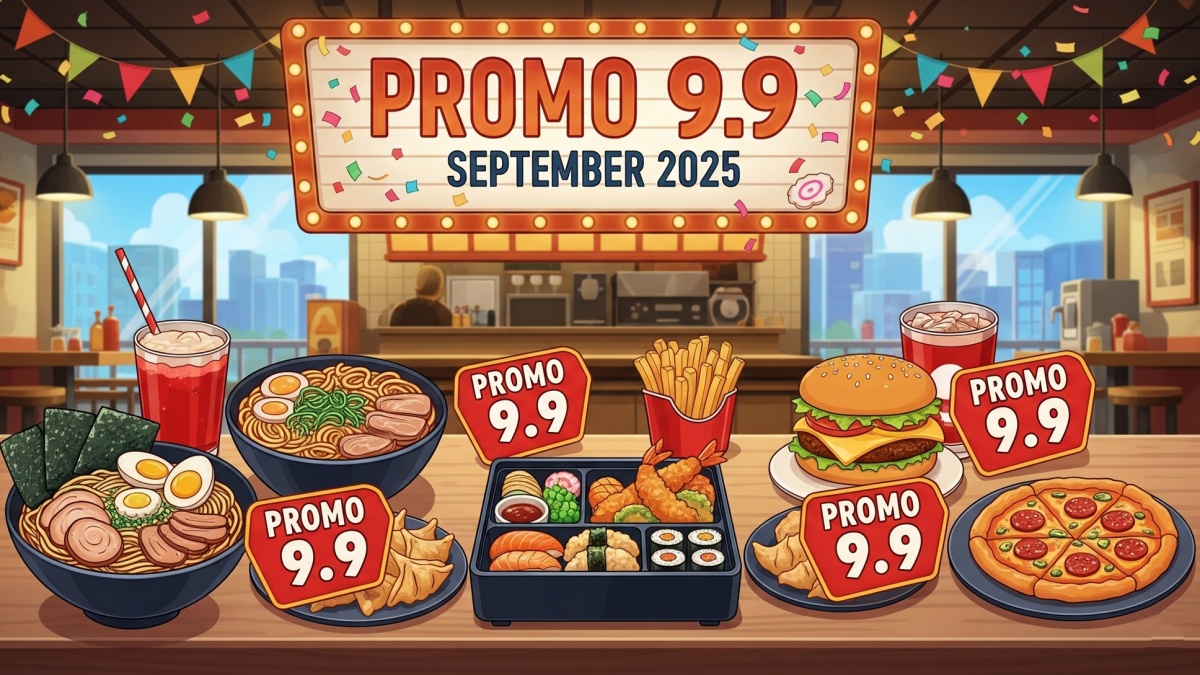 5 Promo Makanan dan Minuman Spesial 9.9 September 2025, Buruan Serbu!
