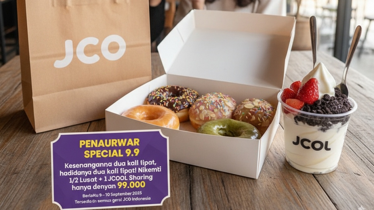 Jangan Sampai Ketinggalan! Promo 9.9 JCO Bikin Harimu Dua Kali Lebih Manis!