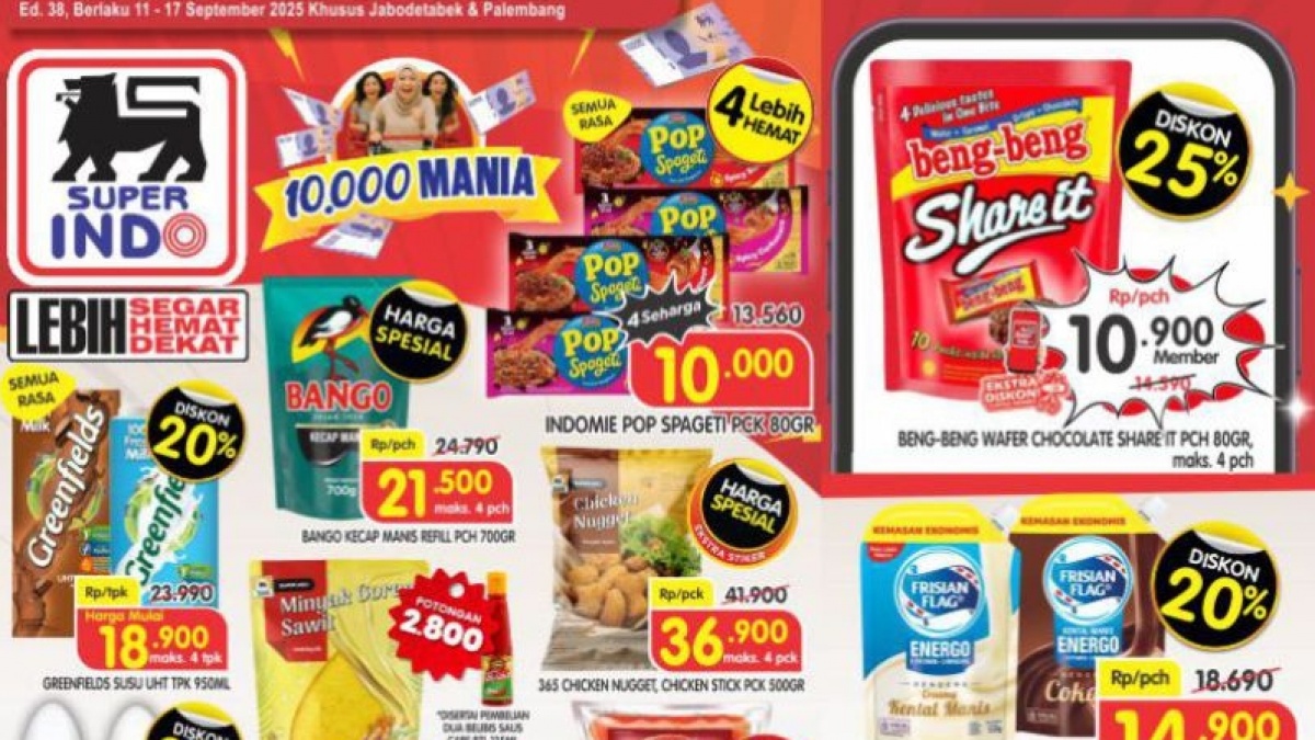 Promo Superindo Hari Ini: Katalog Super Hemat 11-17 September 2025!