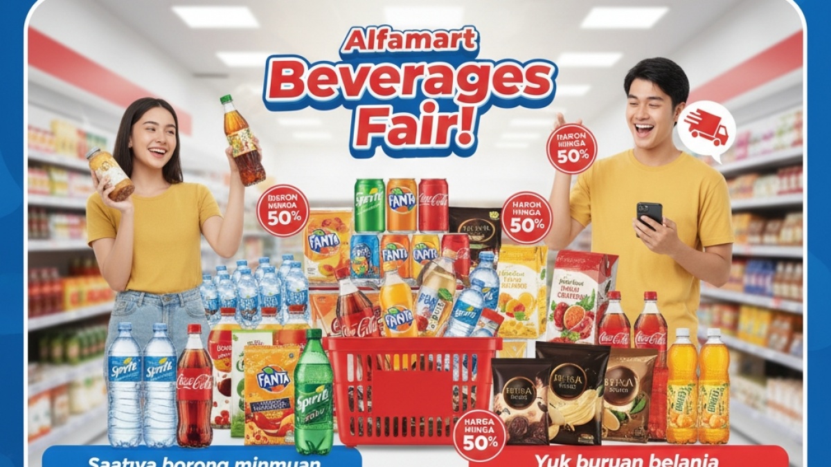 Promo Alfamart Beverages Fair: Serbu Diskonnya, Segarkan Harimu!