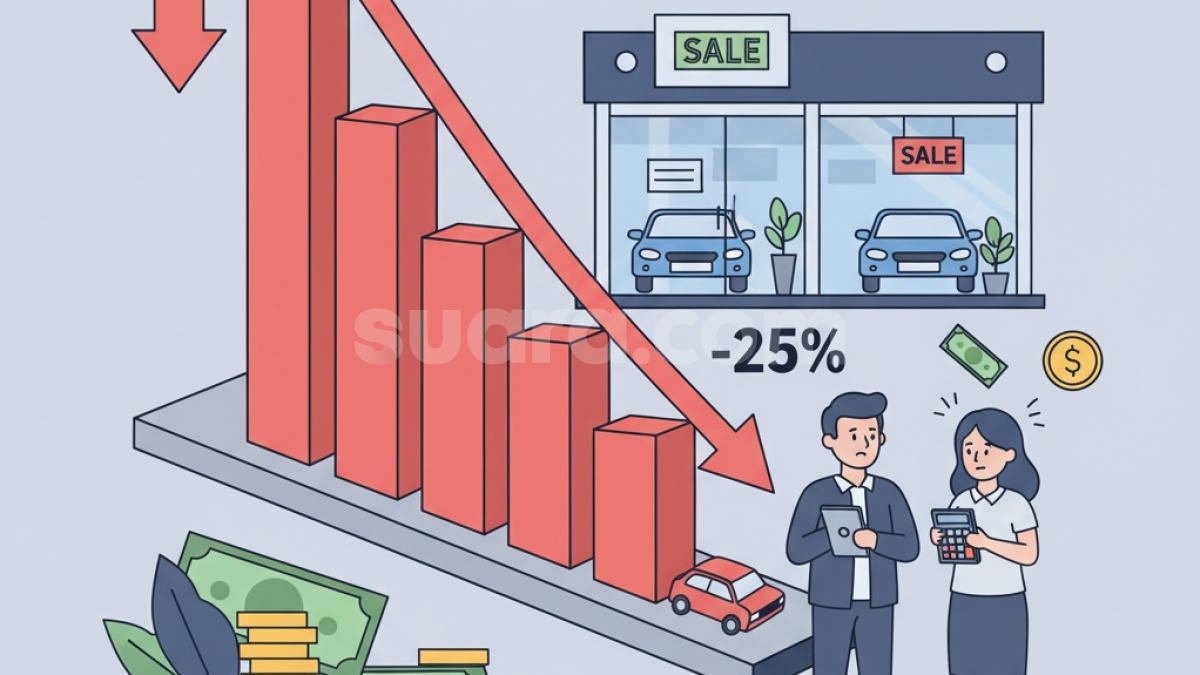Penjualan Mobil Indonesia Januari hingga Juli 2025 Turun 125.000 Unit Dibanding Dua Tahun Lalu