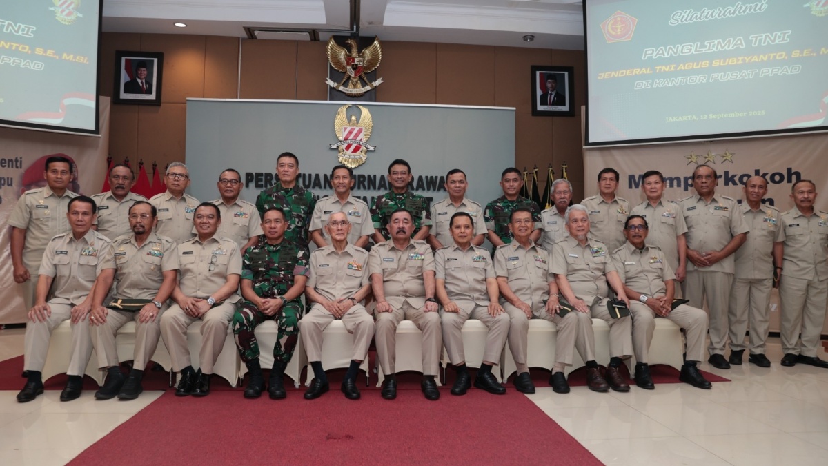 Panglima TNI Kunjungi PPAD, Pererat Silaturahmi dan Apresiasi Peran Purnawirawan